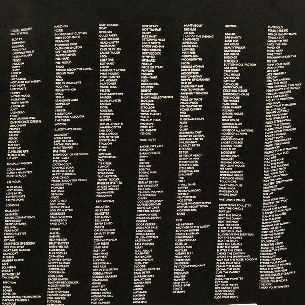 Vintage George Carlin "An Incomplete List of Impolite Words: 2,000 Filthy Words and Phrases" T-Shirt (XL)