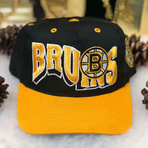 Vintage NHL Boston Bruins The G Cap Wave Twill Snapback Hat