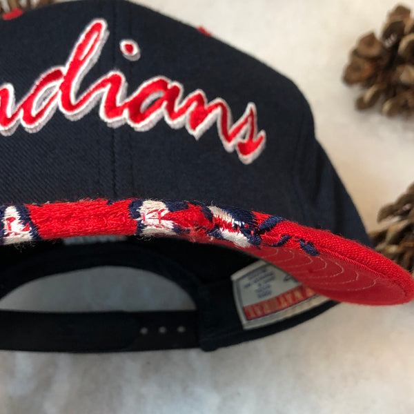 Vintage MLB Cleveland Indians Starter Wool Snapback Hat