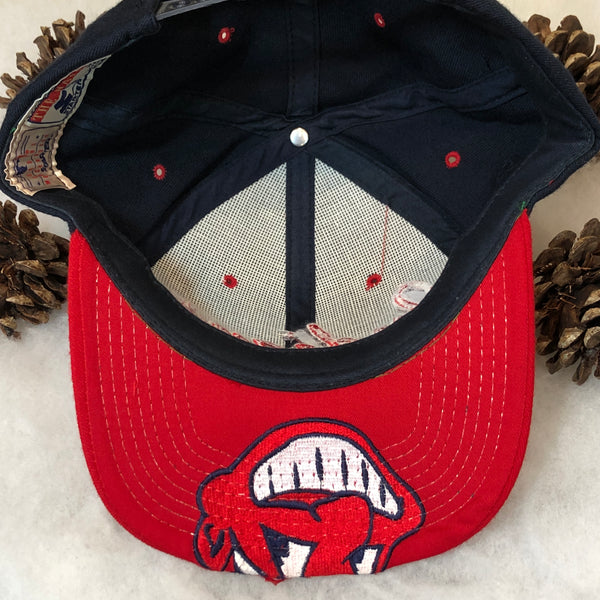 Vintage MLB Cleveland Indians Starter Wool Snapback Hat