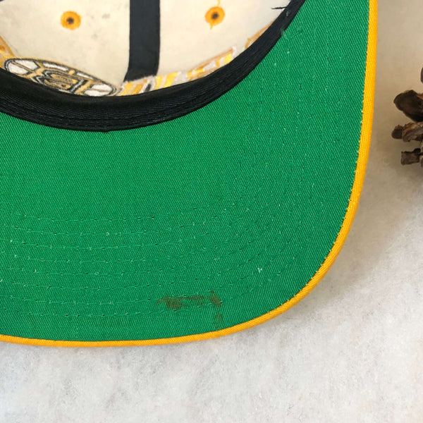 Vintage NHL Boston Bruins The G Cap Wave Twill Snapback Hat