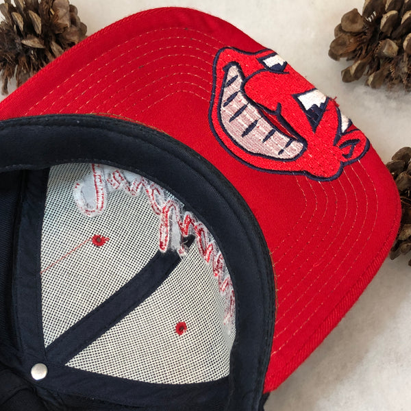 Vintage MLB Cleveland Indians Starter Wool Snapback Hat