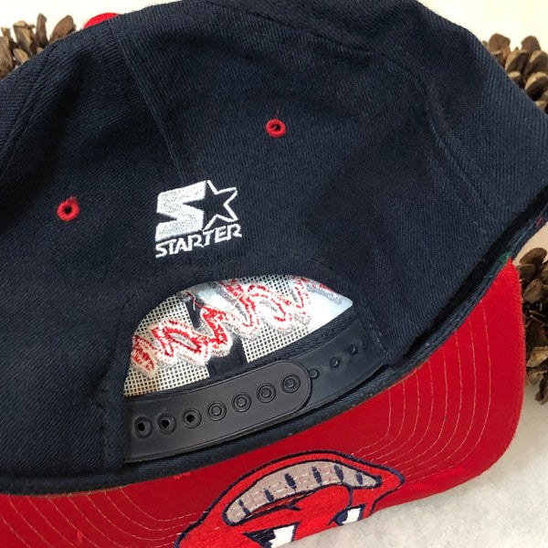 Vintage MLB Cleveland Indians Starter Wool Snapback Hat