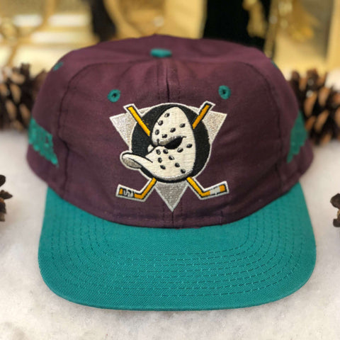 Vintage NHL Anaheim Mighty Ducks Competitor Twill Snapback Hat