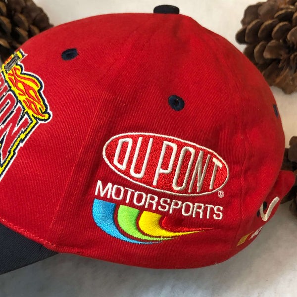 Vintage 2001 NASCAR Winston Cup Series Champion Jeff Gordon Flames Strapback Hat