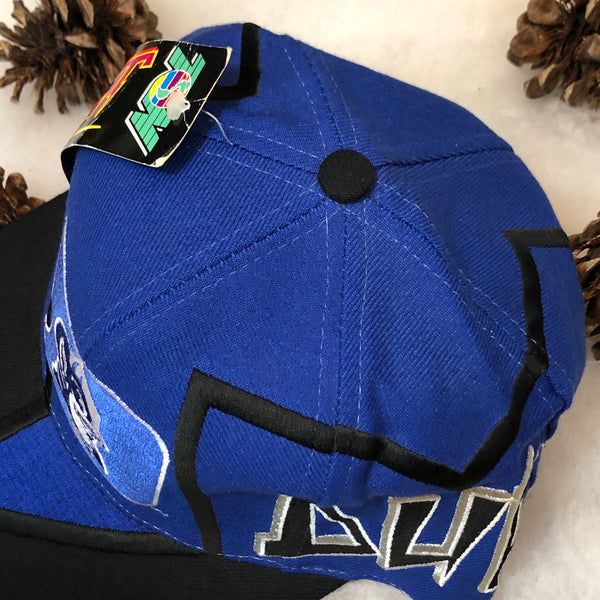 Vintage Deadstock NWT NCAA Duke Blue Devils Bolt Top of the World Wool Snapback Hat