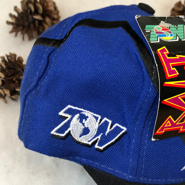 Vintage Deadstock NWT NCAA Duke Blue Devils Bolt Top of the World Wool Snapback Hat
