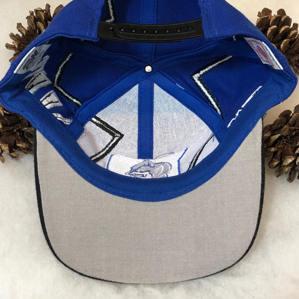 Vintage Deadstock NWT NCAA Duke Blue Devils Bolt Top of the World Wool Snapback Hat