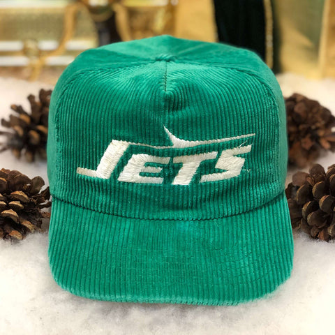 Vintage NFL New York Jets AJD Corduroy Snapback Hat