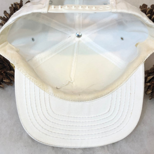 Vintage Deadstock NWOT Anheuser-Busch Gold Twill Snapback Hat