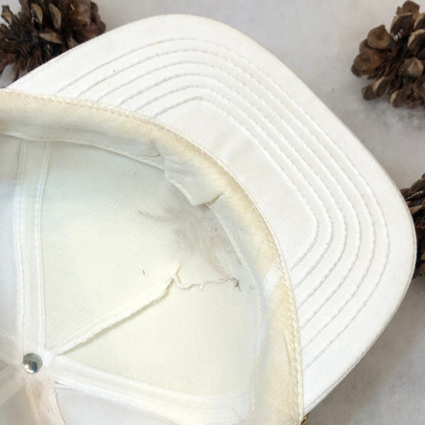 Vintage Deadstock NWOT Anheuser-Busch Gold Twill Snapback Hat