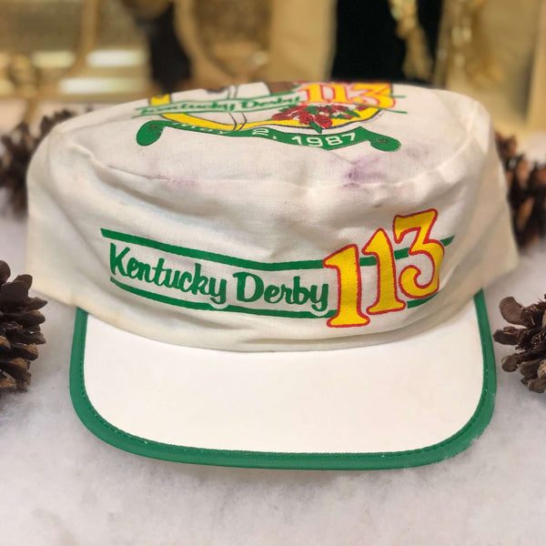 Vintage 1987 Kentucky Derby Painters Cap Snapback Hat