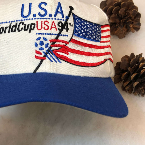 Vintage 1994 USA World Cup Soccer Apex One Wool Snapback Hat