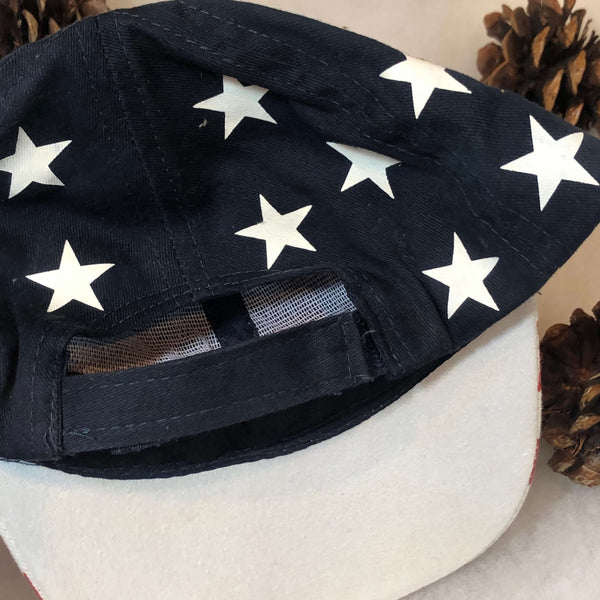 USA Flag All Over Print Strapback Hat