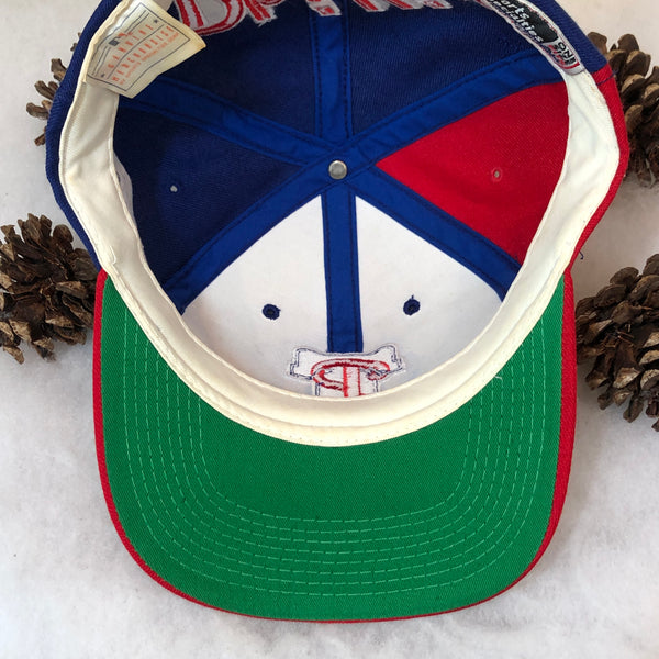 Vintage MLB Philadelphia Phillies Sports Specialties Backscript Wool Snapback Hat