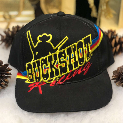 Vintage NASCAR Buckshot Racing Big Logo Twill Snapback Hat