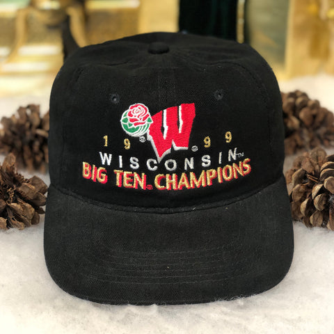 Vintage 1999 NCAA Wisconsin Badgers Big 10 Champions Strapback Hat