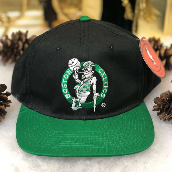 Vintage Deadstock NWT NBA Boston Celtics The G Cap Twill Snapback Hat