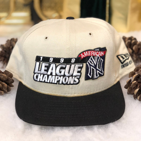 Vintage Deadstock NWOT 1998 MLB New York Yankees American League Champions New Era Snapback Hat