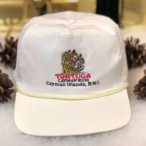Vintage Tortug Cayman Islands Rum Twill Snapback Hat