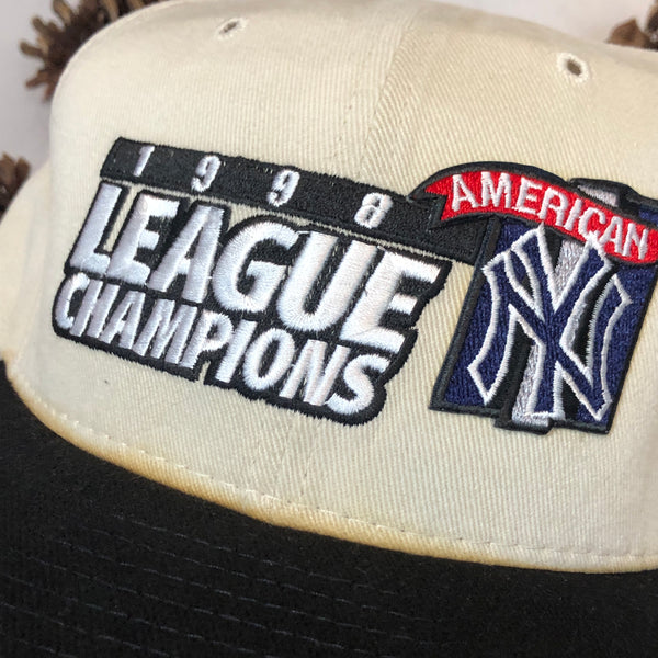 Vintage Deadstock NWOT 1998 MLB New York Yankees American League Champions New Era Snapback Hat