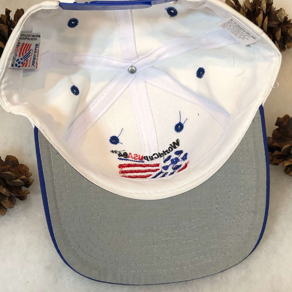 Vintage Deadstock NWOT 1994 USA World Cup Apex One Twill Snapback Hat