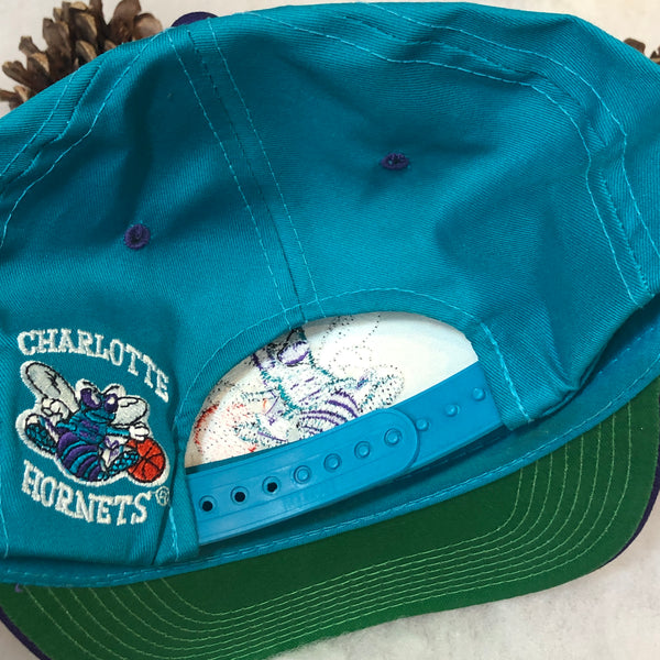 Vintage NBA Charlotte Hornets The G Cap Twill Snapback Hat