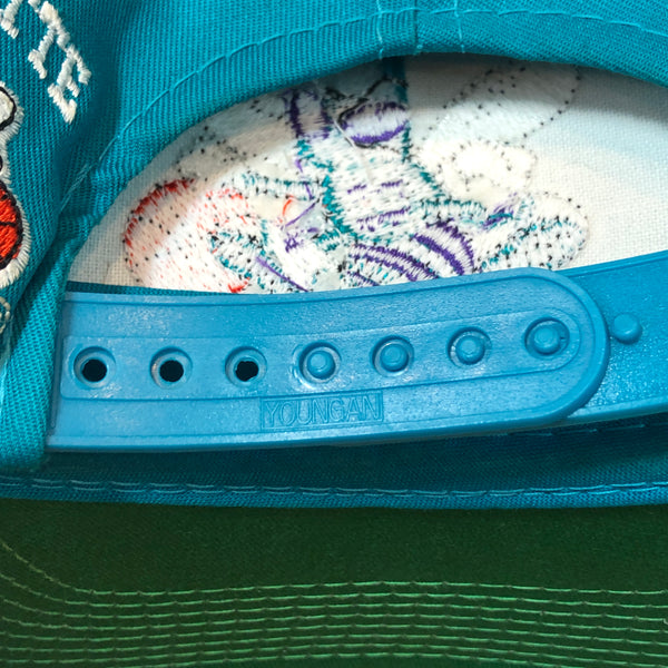 Vintage NBA Charlotte Hornets The G Cap Twill Snapback Hat