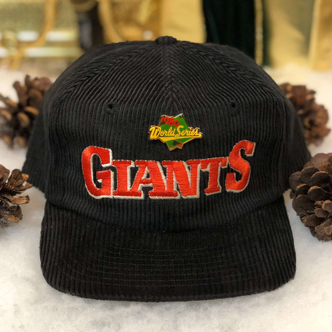 Vintage MLB San Francisco Giants Twins Enterprise Corduroy Snapback Hat