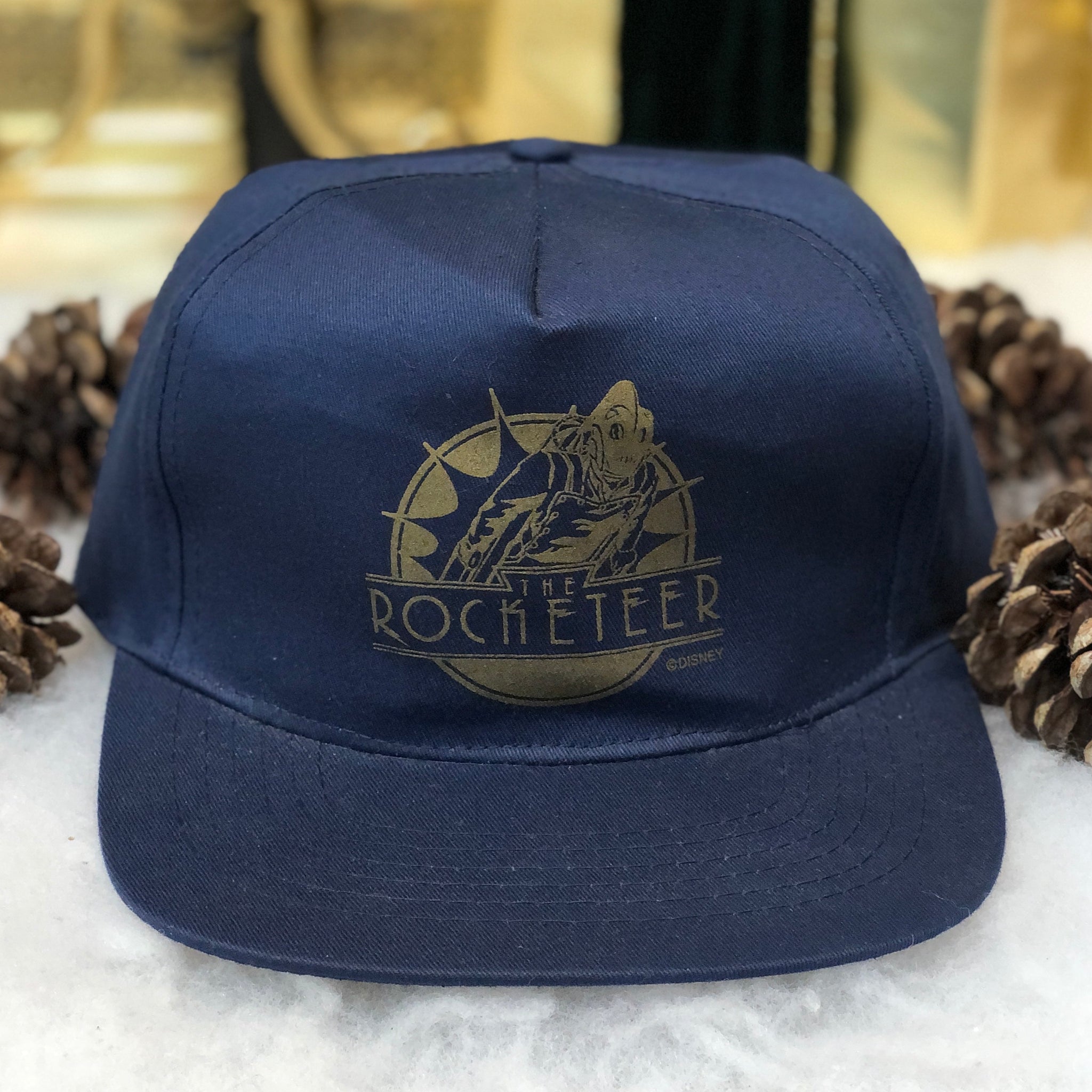 Vintage Deadstock NWOT Disney The Rocketeer Twill Snapback Hat