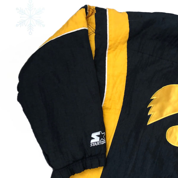 Vintage NCAA Iowa Hawkeyes Starter Puffer Jacket (L)