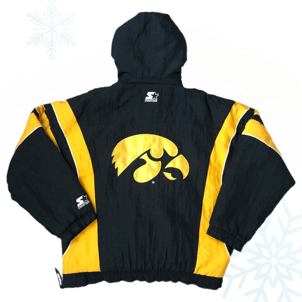 Vintage NCAA Iowa Hawkeyes Starter Puffer Jacket (L)