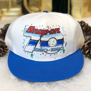 Vintage Deadstock NWOT 1990 Snap-On 70th Anniversary Trucker Hat
