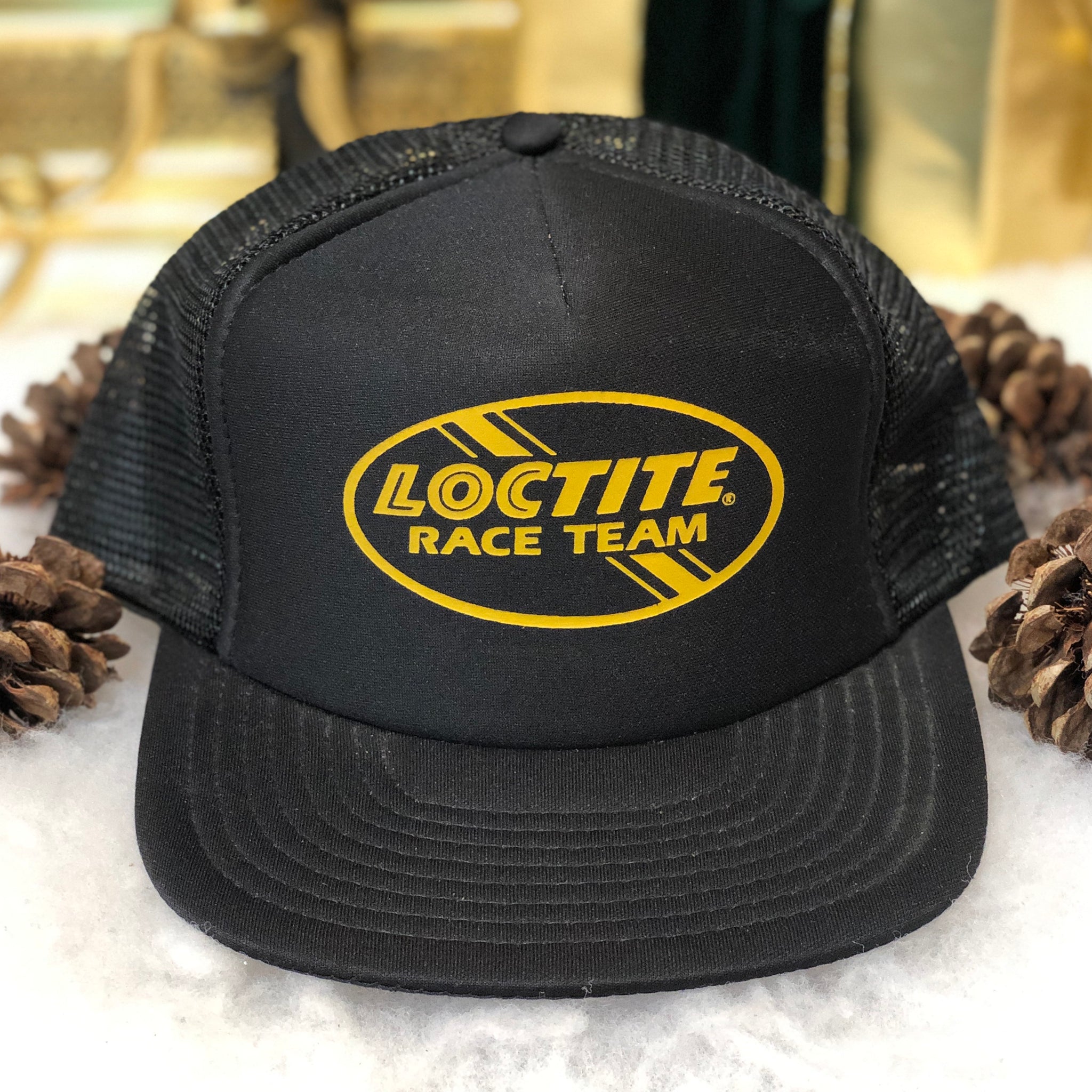 Vintage Deadstock NWOT Loctite Superglue Racing Team Trucker Hat