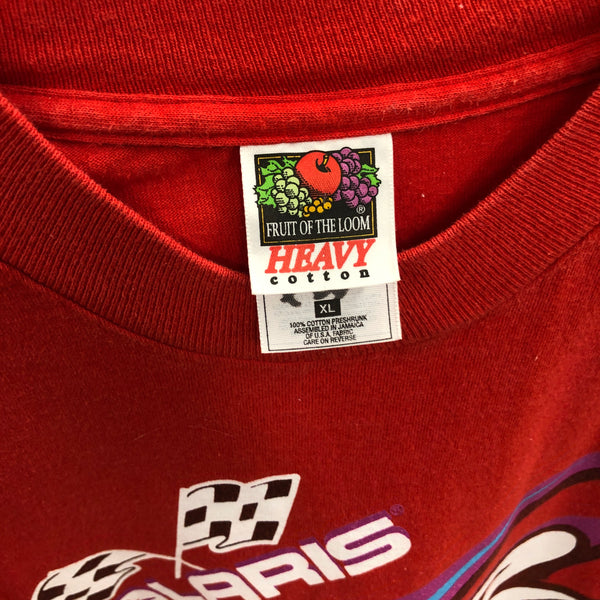 Vintage Polaris XCR Snowmobile Racing T-Shirt (XL)