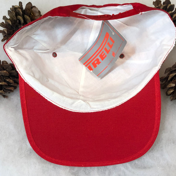 Vintage Deadstock NWT Pirelli Tires Snapback Hat
