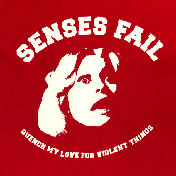 2004 Senses Fail "Quench My Love For Violent Things" Let It Unfold You Album T-Shirt (L)