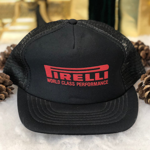 Vintage Pirelli Tires World Class Performance Trucker Hat
