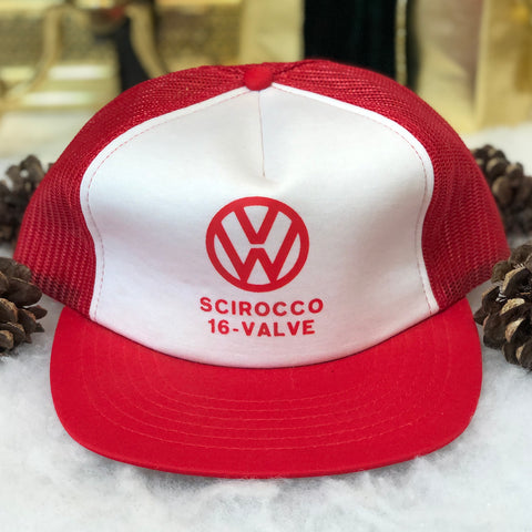 Vintage Deadstock NWOT Volkswagen VW Scirocco 16-Valve Trucker Hat