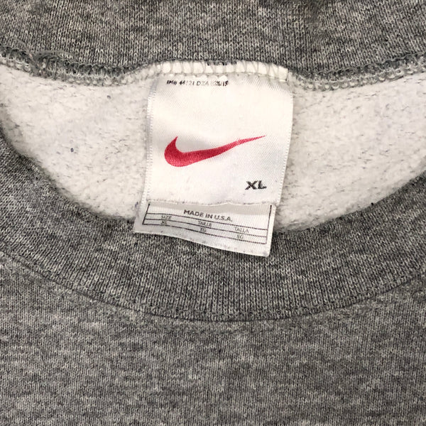Vintage Nike Gray 90s White Tag Crewneck Sweatshirt (XL)