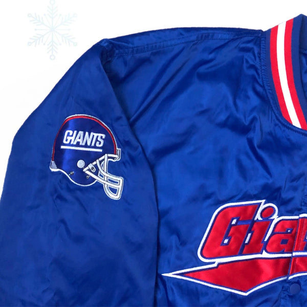 Vintage NFL New York Giants Logo Athletic Jacket (L)