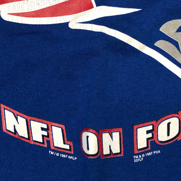 Vintage 1997 NFL On Fox New England Patriots Crewneck Sweatshirt (M)