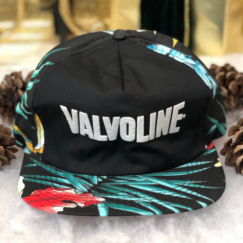 Vintage Deadstock NWOT Valvoline Floral Snapback Hat