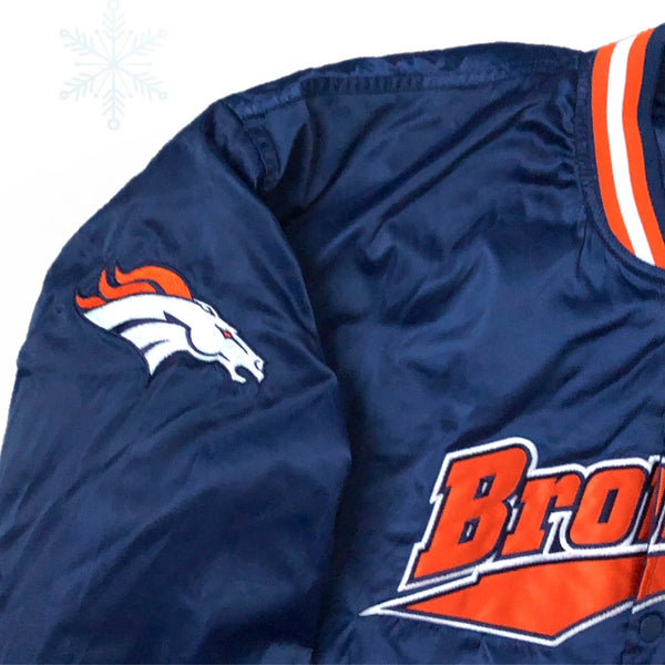 Vintage NFL Denver Broncos Logo Athletic Jacket (L)