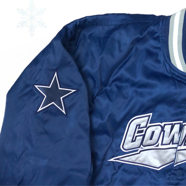 Vintage NFL Dallas Cowboys Logo Athletic Jacket (L)