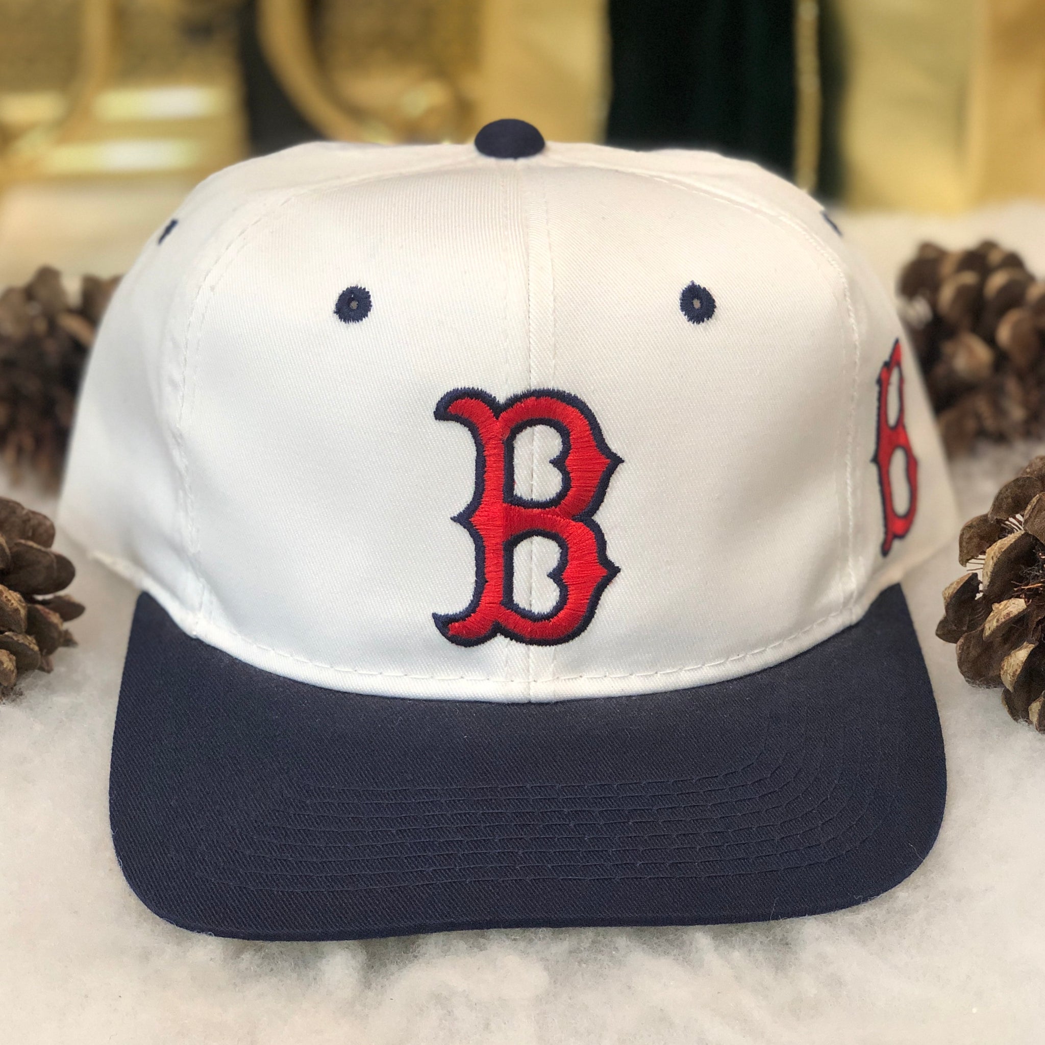 Vintage Deadstock NWOT MLB Boston Red Sox The G Cap Twill Snapback Hat