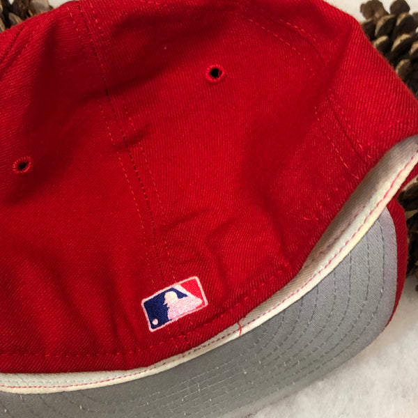 Vintage MLB Texas Rangers New Era Wool Fitted Hat 7 3/8