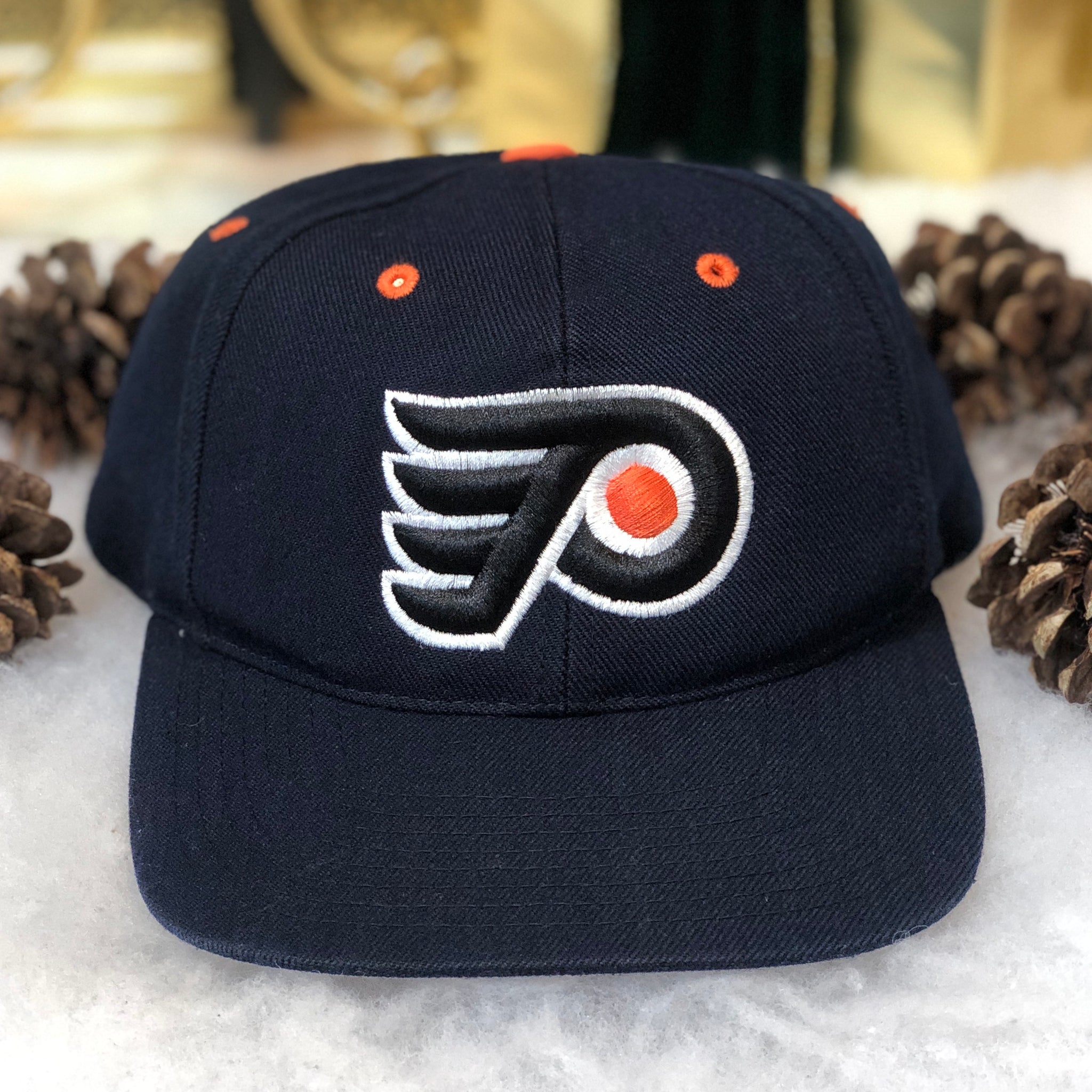 Vintage NHL Philadelphia Flyers Logo Athletic Wool Snapback Hat