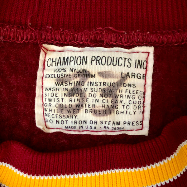 Vintage 1960s Champion Boston College Eagles NCAA Crewneck Sweatshirt (L)