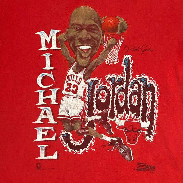 Vintage 1990 NBA Michael Jordan Chicago Bulls Salem Sportswear T-Shirt (L)